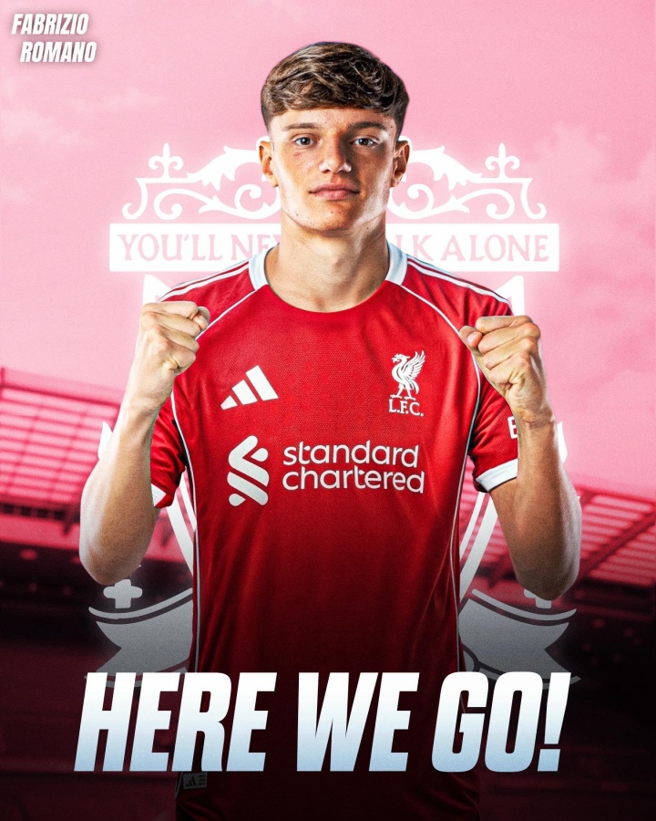 HWG！罗马诺：利物浦签下莱奥尼，转会费3500万欧+二转